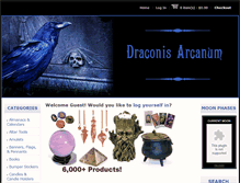 Tablet Screenshot of draconis-arcanum.com